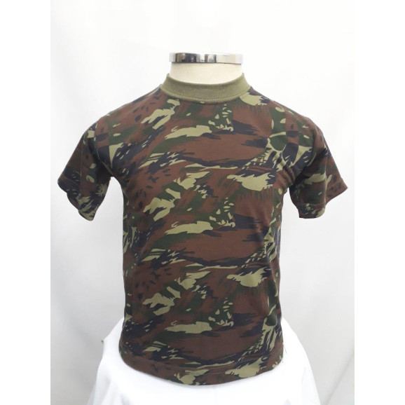 Camiseta Infantil camuflado aeronautica frente