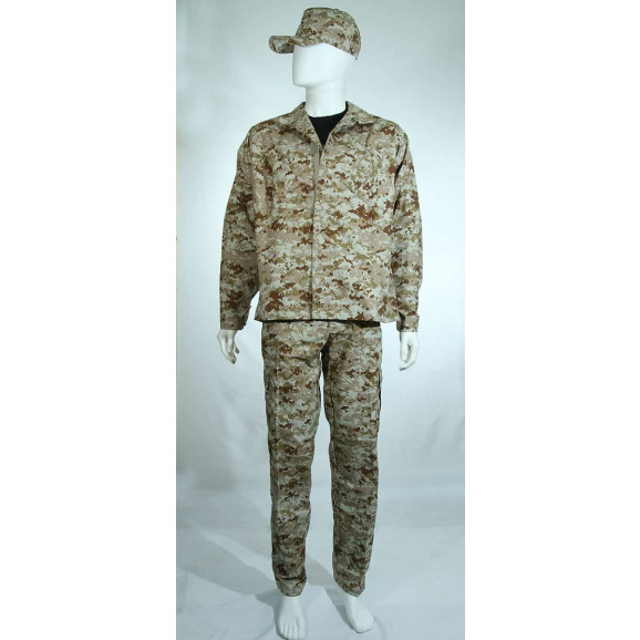 farda mariner camuflado digital deserto frente