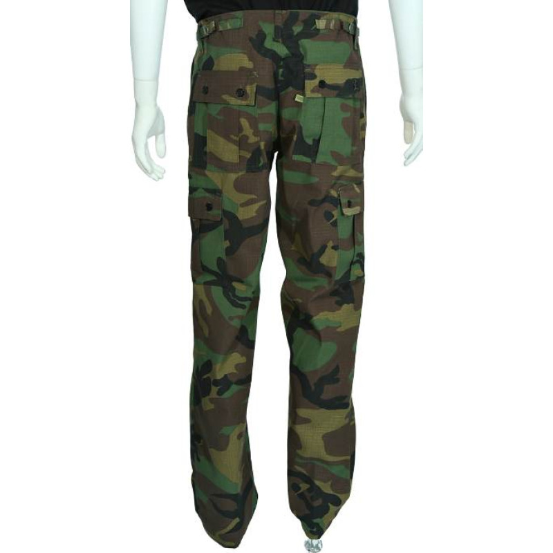 Calça top camuflada woodland