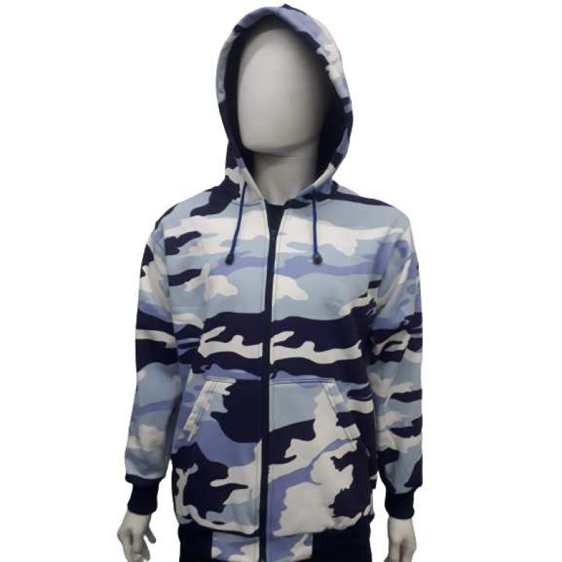 Moletom hotsell camuflado azul