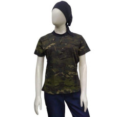 Camiseta Babylook Multicam Black