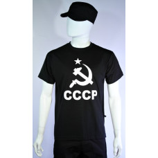 Camiseta Manga Curta CCCP - Preto