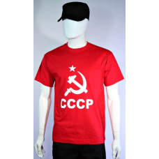 Camiseta Manga Curta CCCP - Vermelho