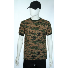 Camiseta Manga Curta Digital Marpat Woodland