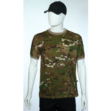 Camiseta Manga Curta Multicam