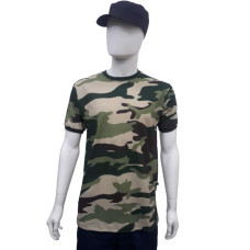 Camiseta Militar Camuflada Florestal 