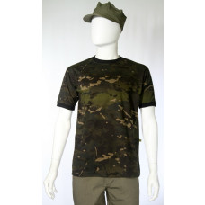 Camiseta Manga Curta Multicam Black