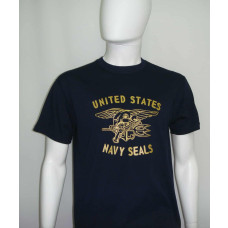 Camiseta Manga Curta Navy Seals Azul Marinho