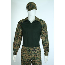 Gandola Combat Shirt Digital Marpat Woodland