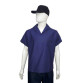 camisa profissional gola italiana azul marinho frente