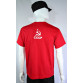 camiseta CCCP vermelha manga curta costas