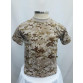 Camiseta Infantil Camuflado Digital Deserto frente