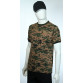 camiseta camuflado digital marpat woodland manga curta lado