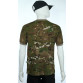 camiseta camuflado multicam manga curta costas