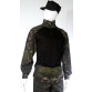 Farda Combat Shirt camuflado Multicam Black detalhe gola