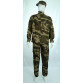 Farda mariner camuflado marrom detalhe gola