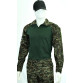 gandola combat shirt digital florestal frente