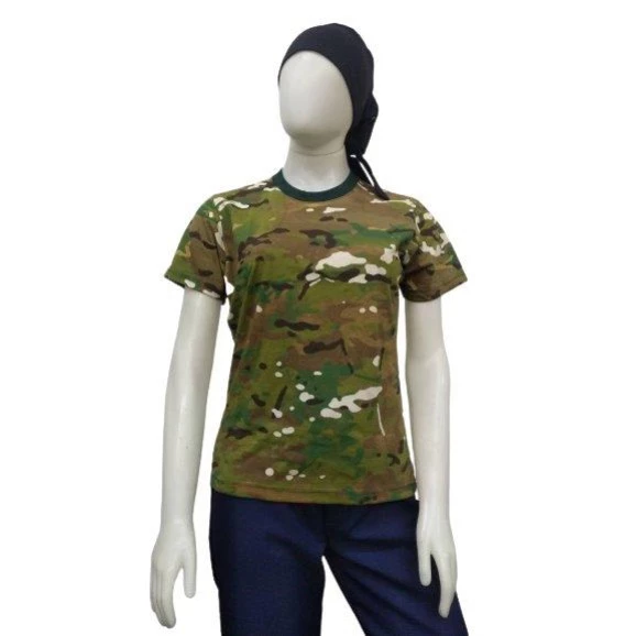 babylook camuflado multicam frente