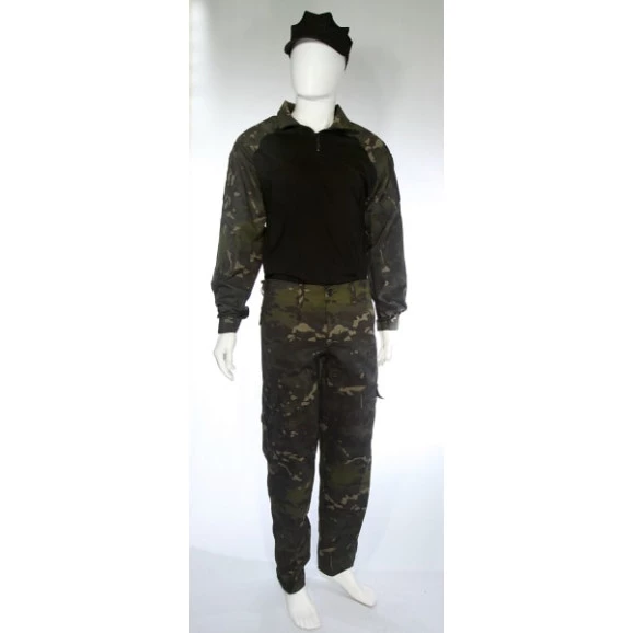 Farda Combat Shirt camuflado Multicam Black frente