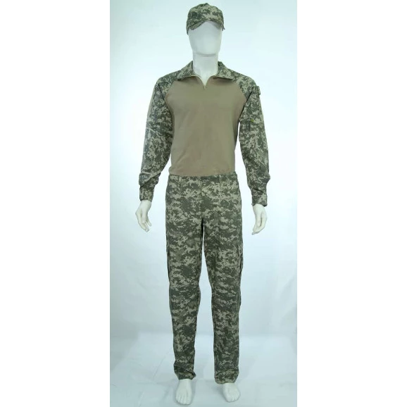 Farda Combat Shirt camuflado Universal UCP detalhe