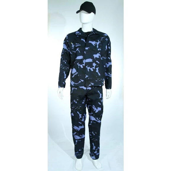 Farda mariner camuflado azul frente