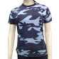 babylook camuflado azul detalhe