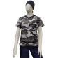 babylook camuflado cinza frente