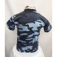 Camiseta Infantil camuflado azul costas