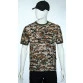 camiseta camuflado digital americano manga curta frente