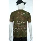 camiseta camuflado multicam manga curta costas