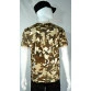 camiseta camuflado deserto manga curta costas 