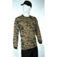 camiseta camuflado digital marpat woodland manga longa lado