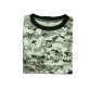 camiseta camuflado digital gelo manga curta