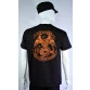 camiseta israel paratroopers preta manga curta costas