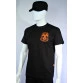 camiseta israel paratroopers preta manga curta frente