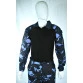 gandola combat shirt camuflado azul frente