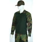 gandola combat shirt camuflado verde lateral