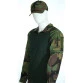 gandola combat shirt camuflado verde detalhe