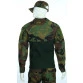 gandola combat shirt camuflado verde costas