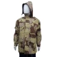 jaqueta M65 chocolate chip frente com capuz